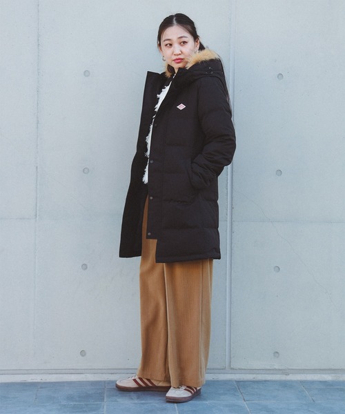 WEB限定】DANTON / FAKE FUR HOODED DOWN COAT（ダウンジャケット