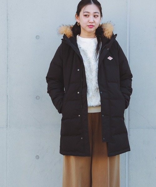 WEB限定】DANTON / FAKE FUR HOODED DOWN COAT（ダウンジャケット