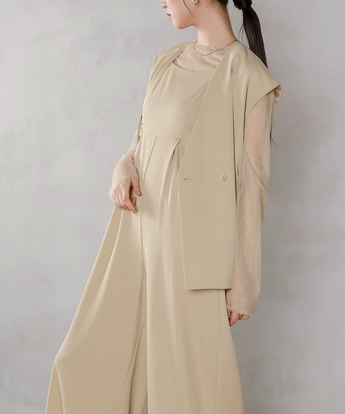 マニッシュ ベスト セットアップ 3点 パンツドレス パーティー