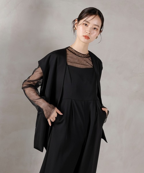 セール】マニッシュ ベスト セットアップ 3点 パンツドレス パーティー