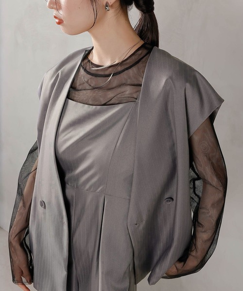 マニッシュ ベスト セットアップ 3点 パンツドレス パーティー