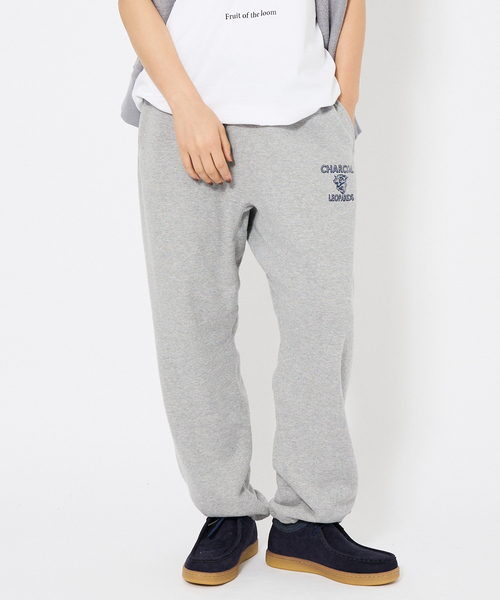 AMERICANA（アメリカーナ）の「【ORIGINAL Charcoal × Americana】Leopards スウェットパンツ / ロゴ【オリジナル チャコール × アメリカーナ】コラボレーション（スウェットパンツ・レディース・グレー/ネイビー・フリー）」の6枚目の写真