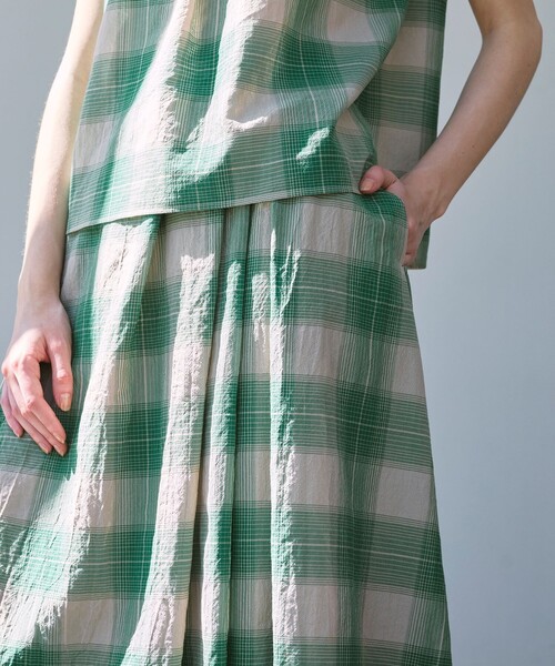 MACKINTOSH LONDON(マッキントッシュ ロンドン)の「ブライトチェックスカート(スカート・レディース・ベージュ系その他5/グリーン系その他・38/36)」の8枚目の写真