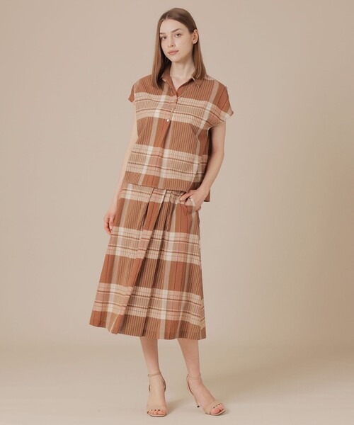 MACKINTOSH LONDON(マッキントッシュ ロンドン)の「ブライトチェックスカート(スカート・レディース・ベージュ系その他5/グリーン系その他・38/36)」の10枚目の写真