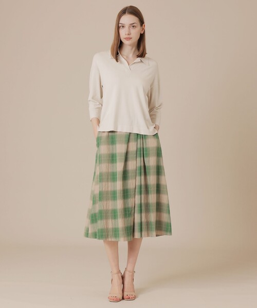 MACKINTOSH LONDON(マッキントッシュ ロンドン)の「ブライトチェックスカート(スカート・レディース・ベージュ系その他5/グリーン系その他・38/36)」の11枚目の写真