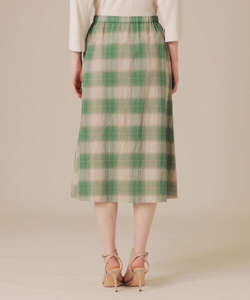 MACKINTOSH LONDON(マッキントッシュ ロンドン)の「ブライトチェックスカート(スカート・レディース・ベージュ系その他5/グリーン系その他・38/36)」の14枚目の写真