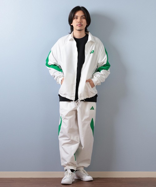 adidas(アディダス)の「adidas/アディダス M STADIUM SEAS ウーブンパンツ トラックパンツ KLG63(その他パンツ・メンズ・ホワイト/ブラック・2XL/XL/L/M)」の4枚目の写真