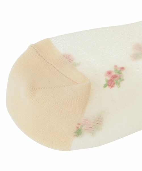 Candy Stripper（キャンディストリッパー）の「GARDEN SHEER KNEE HIGH ソックス（ソックス/靴下・レディース・アイボリー/ブラック/オフホワイト・FREE）」の7枚目の写真