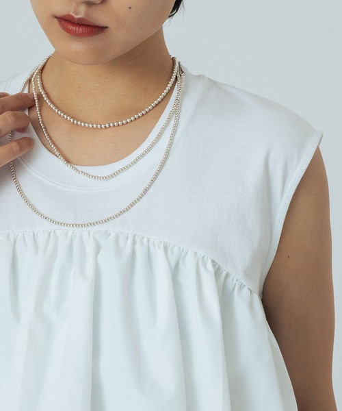 ROSE BUD(ローズバッド)の「FABRIC COMBINATION TANK(タンクトップ・レディース・ブラック/ホワイト・ONE SIZE)」の14枚目の写真