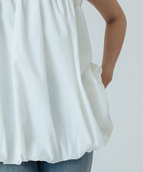 ROSE BUD(ローズバッド)の「FABRIC COMBINATION TANK(タンクトップ・レディース・ブラック/ホワイト・ONE SIZE)」の13枚目の写真