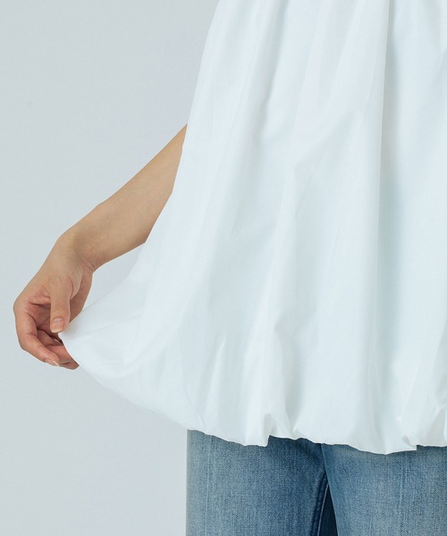 ROSE BUD(ローズバッド)の「FABRIC COMBINATION TANK(タンクトップ・レディース・ブラック/ホワイト・ONE SIZE)」の11枚目の写真