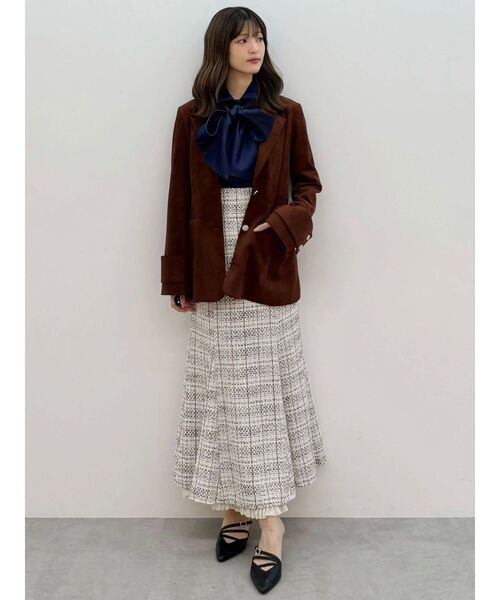 MERCURYDUO(マーキュリーデュオ)の「配色ステッチビッグリボンセットシャツ(シャツ/ブラウス・レディース・オフホワイト/インディゴブルー/ピンク・FREE)」の20枚目の写真