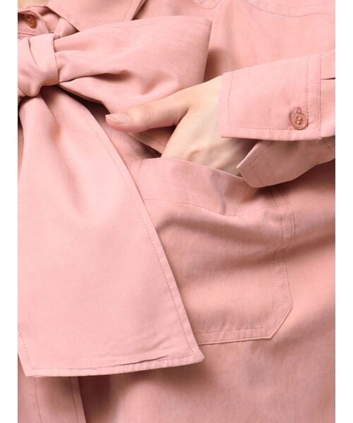 MERCURYDUO(マーキュリーデュオ)の「配色ステッチビッグリボンセットシャツ(シャツ/ブラウス・レディース・オフホワイト/インディゴブルー/ピンク・FREE)」の14枚目の写真