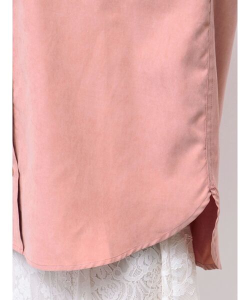 MERCURYDUO(マーキュリーデュオ)の「配色ステッチビッグリボンセットシャツ(シャツ/ブラウス・レディース・オフホワイト/インディゴブルー/ピンク・FREE)」の15枚目の写真