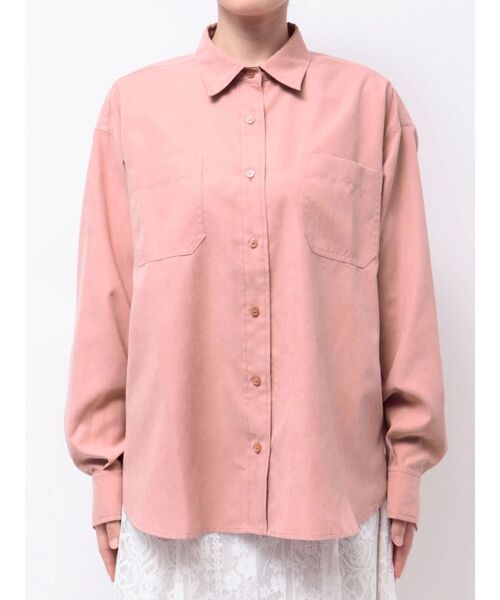 MERCURYDUO(マーキュリーデュオ)の「配色ステッチビッグリボンセットシャツ(シャツ/ブラウス・レディース・オフホワイト/インディゴブルー/ピンク・FREE)」の5枚目の写真