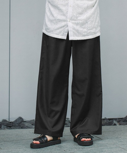 LAKOLE(ラコレ)の「コレラクバギーパンツ / 583345(その他パンツ・メンズ・パープル/チャコールグレー/ブラック/グレー/ブラウン・LARGE/MEDIUM)」の1枚目の写真