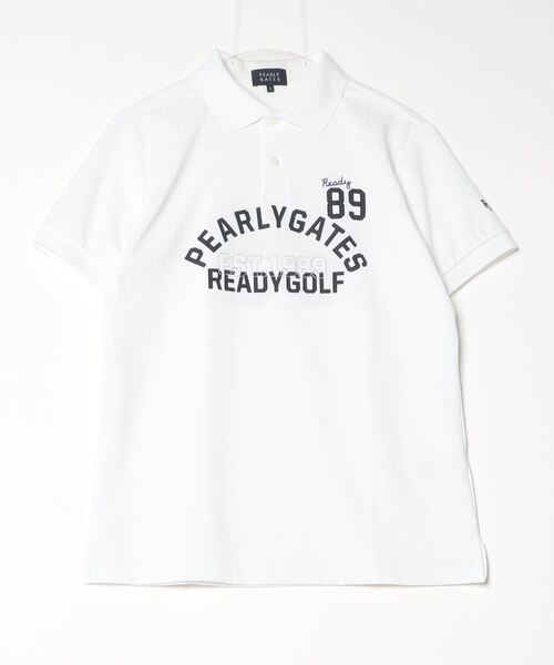 新品 パーリーゲイツ 鹿の子シルケット 立体エレキ柄 半袖ポロシャツ L 青 m87436996533_1.jpg?1744714362
