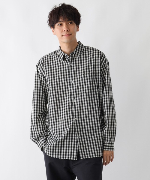 FOUND GOOD（ファウンドグッド）の「TCブロードシャツ（シャツ/ブラウス・メンズ・ブルー系/ブラック/ネイビー・XL/L/M）」の2枚目の写真