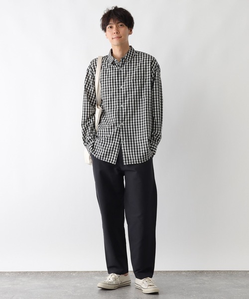 FOUND GOOD（ファウンドグッド）の「TCブロードシャツ（シャツ/ブラウス・メンズ・ブルー系/ブラック/ネイビー・XL/L/M）」の4枚目の写真