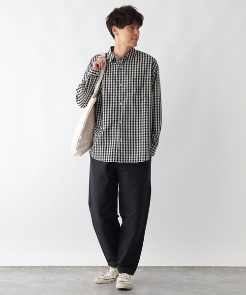 FOUND GOOD（ファウンドグッド）の「TCブロードシャツ（シャツ/ブラウス・メンズ・ブルー系/ブラック/ネイビー・XL/L/M）」の5枚目の写真