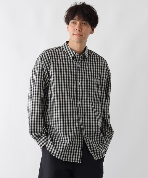 FOUND GOOD（ファウンドグッド）の「TCブロードシャツ（シャツ/ブラウス・メンズ・ブルー系/ブラック/ネイビー・XL/L/M）」の6枚目の写真