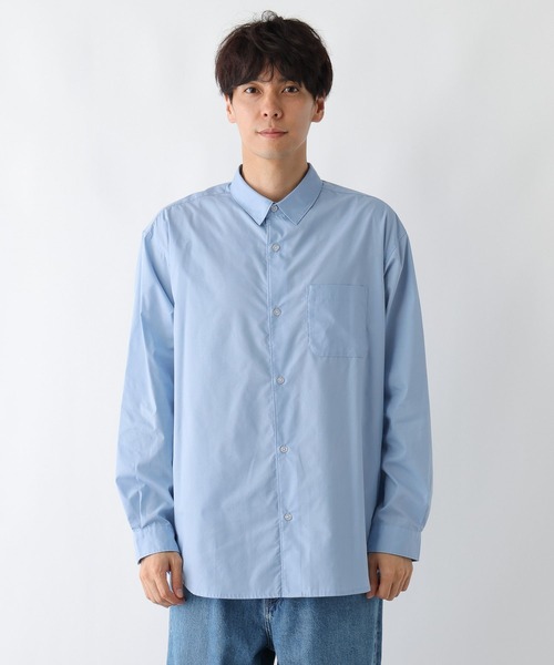 FOUND GOOD（ファウンドグッド）の「TCブロードシャツ（シャツ/ブラウス・メンズ・ブルー系/ブラック/ネイビー・XL/L/M）」の18枚目の写真