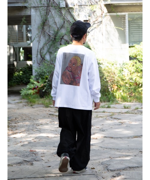 APPLEBUM(アップルバム)の「“WORM” 浮世絵 L/S T-shirt(Tシャツ/カットソー・メンズ・ホワイト/ブラック・LARGE/MEDIUM/XX-LARGE/X-LARGE)」の14枚目の写真