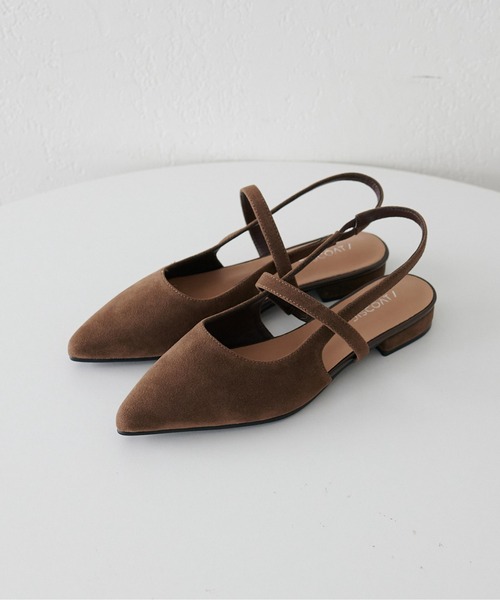 DISCOAT(ディスコート)の「【S~Lサイズ展開】ポインテッドストラップシューズ(パンプス・レディース・ボルドー/ブラウン/サンドベージュ/ブラック系その他/ベージュ/ピンク・LARGE/SMALL/MEDIUM)」の12枚目の写真