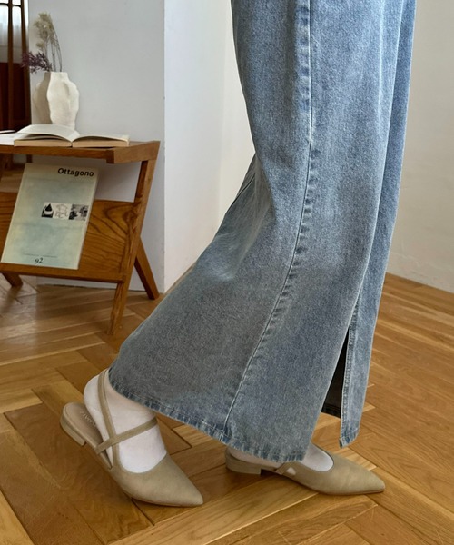 DISCOAT(ディスコート)の「【S~Lサイズ展開】ポインテッドストラップシューズ(パンプス・レディース・ボルドー/ブラウン/サンドベージュ/ブラック系その他/ベージュ/ピンク・LARGE/SMALL/MEDIUM)」の8枚目の写真