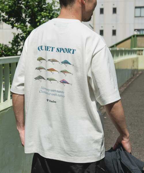 Foxfire（フォックスファイヤー）の「『別注』Foxfire×DOORS　ルアープリントTシャツ（Tシャツ/カットソー・メンズ・チャコールグレー/ホワイト・MEDIUM/LARGE）」の3枚目の写真