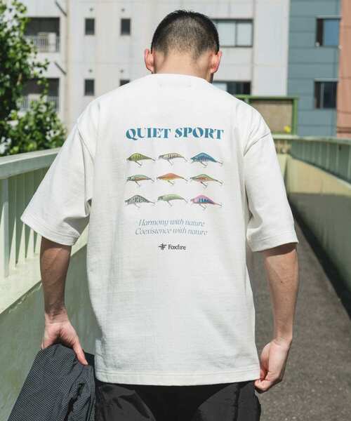 Foxfire（フォックスファイヤー）の「『別注』Foxfire×DOORS　ルアープリントTシャツ（Tシャツ/カットソー・メンズ・チャコールグレー/ホワイト・MEDIUM/LARGE）」の4枚目の写真