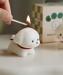 VIBGYOR（ヴィブジョー）の「【 somni / ソニ 】puppy candle  子犬 ミニ キャンドル（キャンドル・レディース）」
