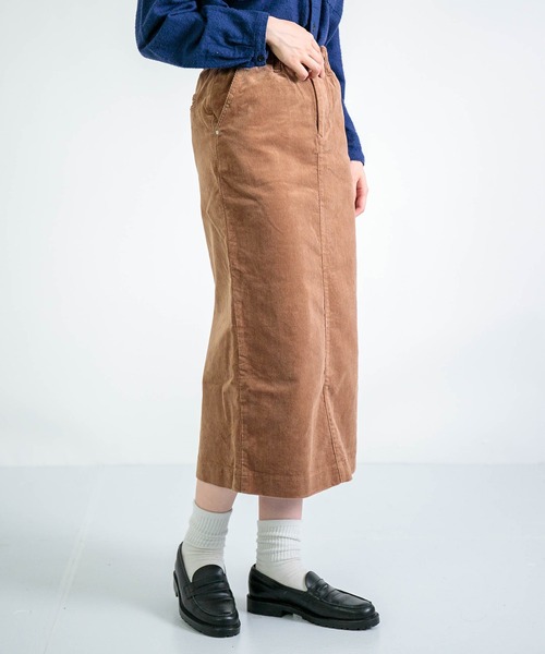 D.M.G.（ドミンゴ）の「[D.M.G. / ディーエムジー] 14Wストレッチコール タイトスカート（スカート・レディース・アイボリー/キャメル/ブラック/バーガンディー・M/S）」の17枚目の写真