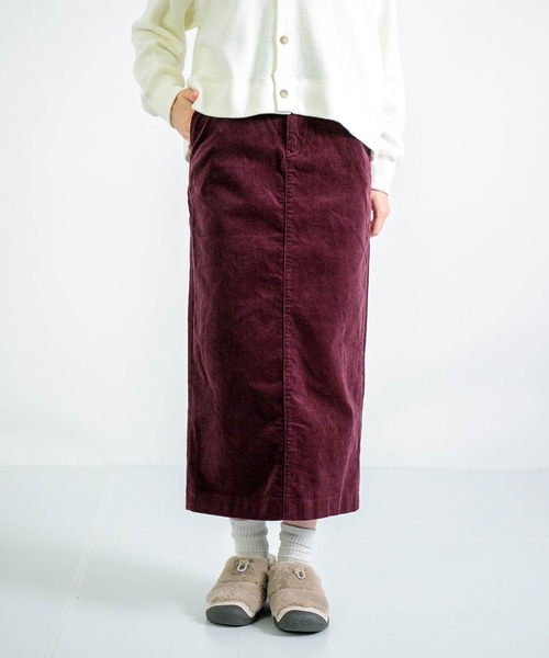 D.M.G.（ドミンゴ）の「[D.M.G. / ディーエムジー] 14Wストレッチコール タイトスカート（スカート・レディース・アイボリー/キャメル/ブラック/バーガンディー・M/S）」の10枚目の写真