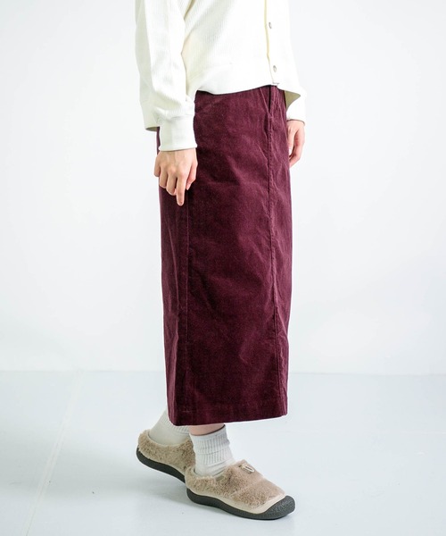 D.M.G.（ドミンゴ）の「[D.M.G. / ディーエムジー] 14Wストレッチコール タイトスカート（スカート・レディース・アイボリー/キャメル/ブラック/バーガンディー・M/S）」の11枚目の写真