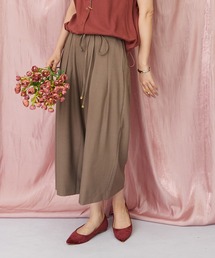 JETSET SOLO PLUS （ジェットセットソロプラス）の「【FONT LAB】リネンライクリボンベルトスカーチョ（その他パンツ）」