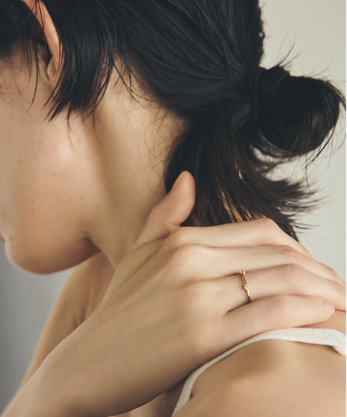 TEN.（テン）の「18KGP ルクスリング（リング・レディース・ゴールド・#15/#13/#11/#9/#7）」の2枚目の写真