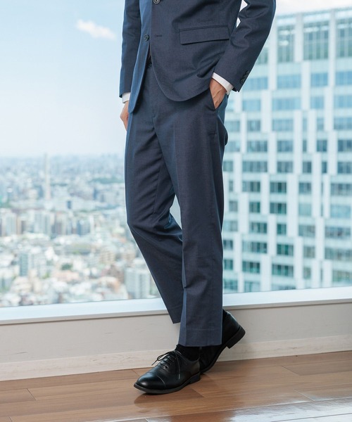 GLOBAL WORK（グローバルワーク）の「アーバンデニムスラックス/452629（スラックス・メンズ・ネイビー系9/ブラウン/ネイビー系8・XS/S/M/L/XL/XXL）」の3枚目の写真