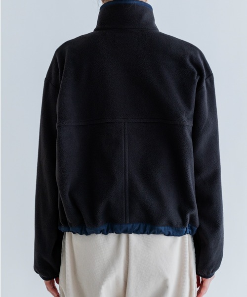 セール】MEYAME/メヤメ フリーススナップショートジャケット FLEECE