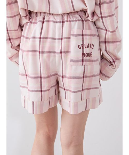 gelato pique（ジェラートピケ）の「トレンドチェック柄ショートパンツ