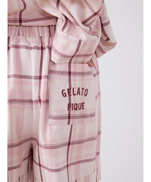 gelato pique（ジェラートピケ）の「トレンドチェック柄ショート