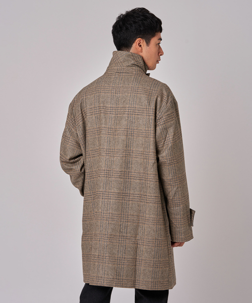 Mackintosh(マッキントッシュ)の「MACKINTOSH(マッキントッシュ) 別注 HUMBIE/ハンビー SL "グレンチェック"(ステンカラーコート・メンズ・チョコ・34/36/38/40)」の21枚目の写真