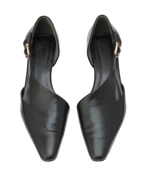 LAGUNAMOON（ラグナムーン）の「カットアウトパンプス（パンプス・レディース・アイボリー/ブラック・S/M）」の4枚目の写真