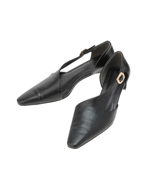 LAGUNAMOON（ラグナムーン）の「カットアウトパンプス（パンプス・レディース・アイボリー/ブラック・S/M）」の10枚目の写真