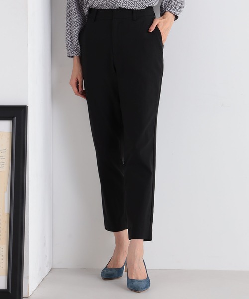 GALLORIA(ギャローリア)の「【キレメクパンツ】はっ水・ストレッチ すっきりスリムパンツ(その他パンツ・レディース・ブラック/ブルー/ライトグレー・S/M/L/LL)」の5枚目の写真