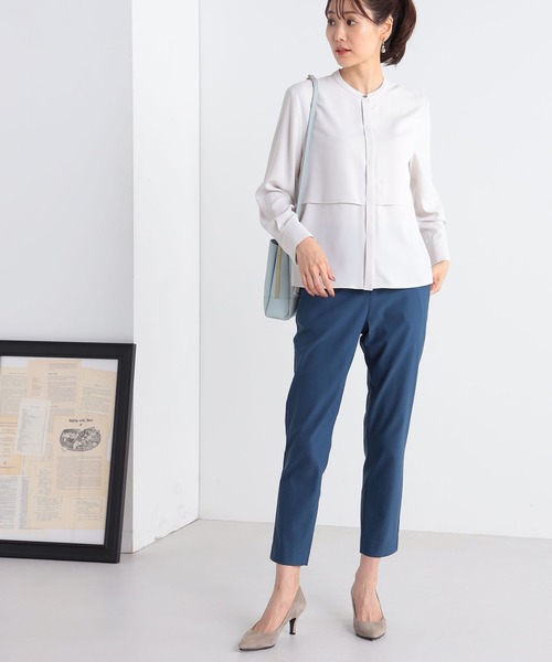 GALLORIA(ギャローリア)の「【キレメクパンツ】はっ水・ストレッチ すっきりスリムパンツ(その他パンツ・レディース・ブラック/ブルー/ライトグレー・S/M/L/LL)」の13枚目の写真