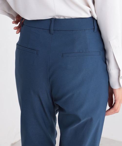 GALLORIA(ギャローリア)の「【キレメクパンツ】はっ水・ストレッチ すっきりスリムパンツ(その他パンツ・レディース・ブラック/ブルー/ライトグレー・S/M/L/LL)」の6枚目の写真