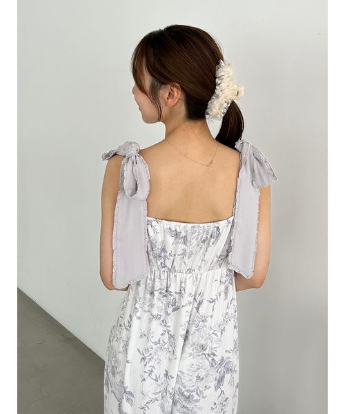snidel  肩リボンワンピース　パジャマ ショルダーリボンカットワンピース（ルームウェア/パジャマ