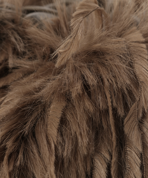 B.C STOCK（ベーセーストック）の「T.S.L/ティーエスエル フェザーヤーン2WAYショルダー（ショルダーバッグ・レディース・ブラック/チャコールグレー/アイボリー・FREE）」の17枚目の写真