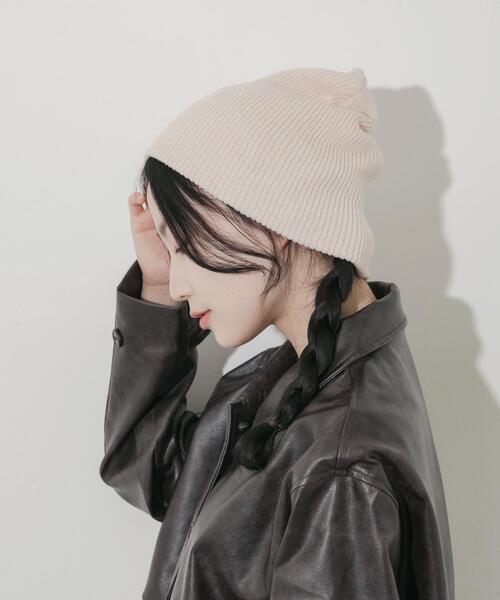 SMELLY（スメリー）の「ルーズビーニー（ニットキャップ/ビーニー・レディース・ブラック/グレー/アイボリー・-）」の20枚目の写真